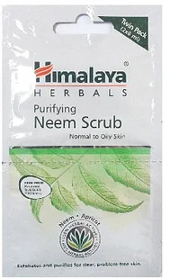 Himalaya Herbals Herbals, peeling do twarzy z neem cera normalna i mieszana, 2x6 ml - Peelingi i scruby do twarzy - miniaturka - grafika 2