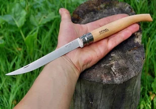 Opinel Nóż składany, Slim No.15 INOX Buk (965) - Noże - miniaturka - grafika 8