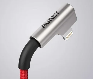 Aukey CB-AL01 ZESTAW 2 SZT. KABLI LIGHTNING 2M 90° CB-AL01 - Kable USB - miniaturka - grafika 3