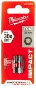 Bity - Milwaukee Bit Shockwave Torx TX 40 25 mm 2szt) - miniaturka - grafika 1