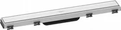 Odpływy liniowe - HANSGROHE 56036450 RainDrain Match Element zewnętrzny odpływu 60 cm ze stelażem o regulowanej wysokości biały - miniaturka - grafika 1