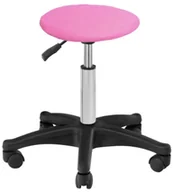 Pozostałe akcesoria kosmetyczne - ACTIVESHOP POKROWIEC FROTTE NA TABORET RÓŻOWY NR 10 AS_100394 - miniaturka - grafika 1