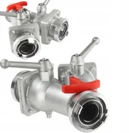 Inne akcesoria do nawadniania - Rozdzielacz Kulowy Strażacki Złącze 3x 2'' 52mm - miniaturka - grafika 1