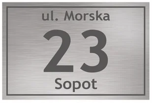 Tabliczka Adresowa z numerem domu tablica 30x20 cm - Numery na dom - miniaturka - grafika 10