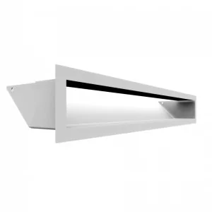 Kratki.pl LUFT biały 9x60 LUFT/9/60/45S/B - Akcesoria kominkowe Kratki.pl LUFT biały 9x60 LUFT/9/60/45S/B - Akcesoria kominkowe - miniaturka - grafika 1