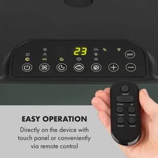 Klarstein Kraftwerk Smart 12K, klimatyzator, 12 000 BTU, sterowanie przy użyciu aplikacji, antracytowy ACO15-Kraftwerk12 B - Klimatyzatory - miniaturka - grafika 5