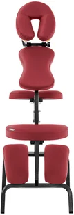 Physa Składane krzesło do masażu MONTPELLIER RED czerowne - Stoły i łóżka do masażu - miniaturka - grafika 5