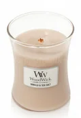 Świece - WoodWick Vanilla & Sea Salt Świeca średnia 0,65 kg 92191E - miniaturka - grafika 1