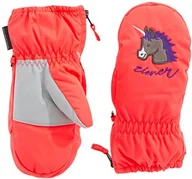 Rękawice narciarskie - Ziener Rękawiczki dziewcząt LE Zoo Minis Gloves, różowy (801952_758_98 cm) - miniaturka - grafika 1