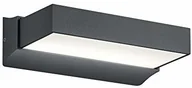 Lampy ścienne - Trio Leuchten Cuando zewnętrzna lampa ścienna, aluminium, 11 W, antracyt (226660242) - miniaturka - grafika 1