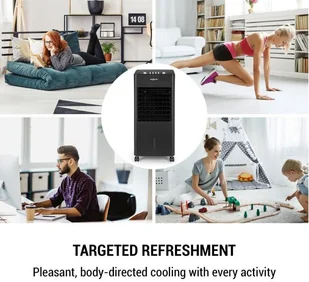 OneConcept OneConcept Freshboxx, klimatyzator 3 w 1, 65W, 360 m/h, 3 prędkości wiatru, czarny ACO14-Freshboxx-BK - Klimatory - miniaturka - grafika 7