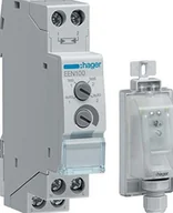 Pozostałe oświetlenie - Hager een100 Włącznikiem zmierzchowym z czujnikiem temperatury Montaż een003 3250617579308 EEN100 - miniaturka - grafika 1