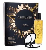 Olejki do ciała i włosów - Orofluido Beauty Elixir zestaw Liquid Gold Elixir 100 ml + Lusterko dla kobiet - miniaturka - grafika 1