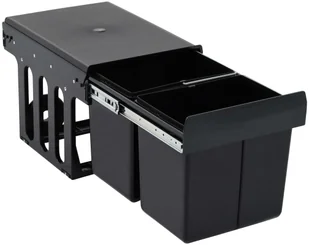 FENIKS vidaXL Kuchenny wysuwany, ciche zamykanie, 36 L vidaXL - Kosze na śmieci - miniaturka - grafika 3