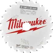 Tarcze do pił - Milwaukee / Pozostałe / Akcesoria do elektronarzęd Tarcza zębata Milwaukee CSB P W 190 mm 4932471300 - miniaturka - grafika 1