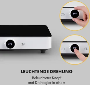 Płyta elektryczna Klarstein CP8-FutureChef-BK - Płyty elektryczne - miniaturka - grafika 3