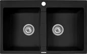 Zlewozmywaki - Pyramis Zlew SPARTA 78x50) 2B volcano 70167001) - miniaturka - grafika 1