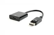 Adaptery i przejściówki - Gembird Adapter DisplayPort v1.2/HDMI/czarny - miniaturka - grafika 1