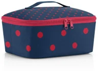 Torby i wózki na zakupy - Reisenthel Torba termiczna na LUNCH Coolerbag M Pocket - mixed dots red RLF3075 - miniaturka - grafika 1