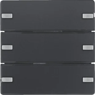 Berker Hager Hager KNX easy Q.1/Q.3 antracyt Przycisk 3-krotny z polem opisowym diodami LED RGB i czujnikiem temperatury B_80143326 - Systemy inteligentnych domów Berker Hager Hager KNX easy Q.1/Q.3 antracyt Przycisk 3-krotny z polem opisowym diodami LED RGB i czujnikiem temperatury B_80143326 - Systemy inteligentnych domów - miniaturka - grafika 1