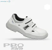 Obuwie robocze - PPO Strzelce Opolskie SANDAŁY BEZPIECZNE Z METALOWYM PODNOSKIEM, BIAŁE MODEL 201, PN-EN ISO 20345, S1, SRC; (48) - miniaturka - grafika 1