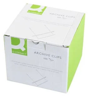 Q-Connect Klipsy archiwizacyjne Z-Clip, grubość pliku max. 7cm, biały KF14475 - Spinacze i klipsy do papieru - miniaturka - grafika 7
