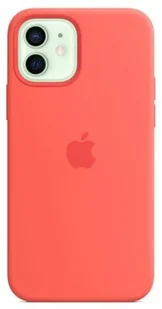 APPLE Etui Silicone Case do iPhone 12/12 Pro Różowy cytrus MHL03ZM/A - Etui i futerały do telefonów - miniaturka - grafika 2