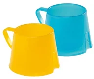 Kubki dla dzieci - Vital Innovations Stanie Cup kubek niekapek o szerokim dno dla dzieci  2 sztuki Niebieski/żółty 49801 - miniaturka - grafika 1