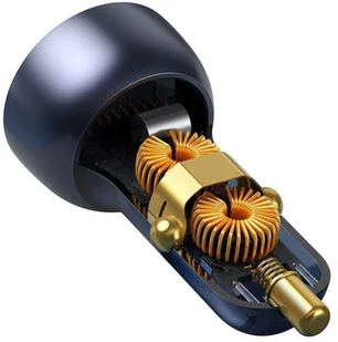 Baseus ładowarka samochodowa USB / USB Typ C 65 W 5 A SCP Quick Charge 4.0+ Power Delivery 3.0 ekran LCD szary (CCKX-C0G) - Ładowarki samochodowe - miniaturka - grafika 22