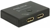 Przełączniki KVM - Delock DisplayPort przełącznik wideo, DisplayPort switch - miniaturka - grafika 1