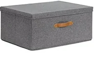 Pojemniki kuchenne - STORE.IT Store.IT pudełko duże, z pokrywką, poliester/MDF, szary, 54 x 40 x 25 cm 672562 - miniaturka - grafika 1