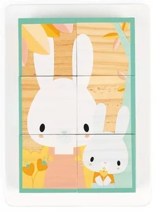 Janod Klocki drewniane puzzle 6w1 Pure 6 elementów J05158 729980 - Zabawki kreatywne - miniaturka - grafika 12