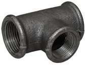 Rury - Trójnik nakrętna 3/4  czarny - miniaturka - grafika 1