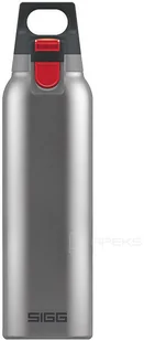 Sigg Hot & Cold ONE Brushed termos 0,5 l Czerwony, Srebrny, Thermos flask 7610465858189 - Kuchnia turystyczne i akcesoria - miniaturka - grafika 2