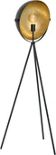 Lampy stojące - Eglo Darnius 98458 lampa podłogowa oprawa stojaca 1x40W E27 czarna/złota - miniaturka - grafika 1