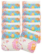 Akcesoria dla lalek - Heless 1075 - pieluchy dla lalek 10 szt. , rozmiar 28 - 35 cm - miniaturka - grafika 1