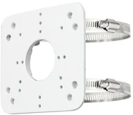 Akcesoria do monitoringu - BCS Uchwyt słupowy do kamer ASM-ATU-B biały ASM-ATU-B - miniaturka - grafika 1