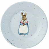 Miseczki i talerzyki dla dzieci - Petit Jour Petit Jour Paryż - talerz deserowy Piotruś Królik szary - idealny na deser! - miniaturka - grafika 1