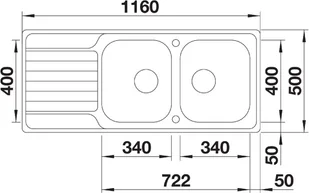 Blanco DINAS 8 S 523376 - Zlewozmywaki - miniaturka - grafika 3