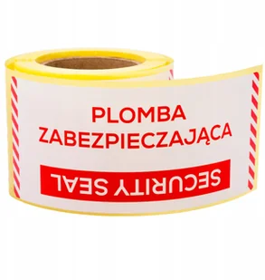 MD Labels Plomby zabezpieczające security seal z nacięciem 120x50mm 100szt 5907483450559 - Etykiety do drukarek - miniaturka - grafika 2