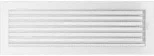 KNAP Kratka kominkowa BIAŁA 17x49 Z ŻALUZJĄ wys. 170 x szer. 490 x gł. 45 mm KNAP - Akcesoria kominkowe - miniaturka - grafika 2