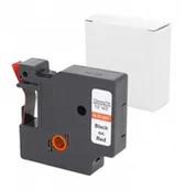 Papier do drukarek - Dymo Taśma zamiennik D1 45017 12mm czerwona/czarny - miniaturka - grafika 1