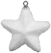 Pozostałe akcesoria świąteczne - Gwiazdka biała 6.5 cm 12 szt. - miniaturka - grafika 1