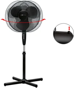 Wentylator Clatronic Wentylator stojący wiatrak podłogowy VL 3603 S 40cm wys.125cm - Wentylatory - miniaturka - grafika 3