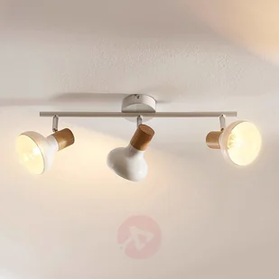 Lampenwelt com Fridolin 3-punktowa lampa sufitowa, metal - Lampy sufitowe - miniaturka - grafika 5