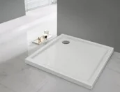 Brodziki prysznicowe - Sanplast Brodzik Bza/PR 80x80x3 biew BIALY - miniaturka - grafika 1