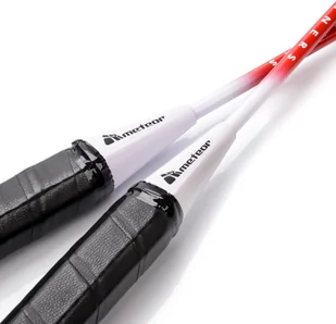 Meteor Zestaw do badmintona MOTION aluminiowy czerwony 2 rakietki lotki siatka 20076 20076 - Badminton - miniaturka - grafika 4