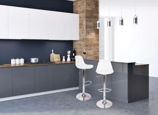 KB Krzesło barowe RICA białe HOKER RICARDO BIA(1) - Taborety i hokery - miniaturka - grafika 8