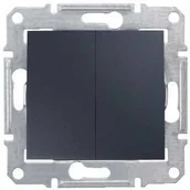 Wyłączniki światła i elektryczne - Schneider Sedna łącznik krzyżowy podtynkowy pojedynczy bez ramki grafitowy SDN0500170 - miniaturka - grafika 1