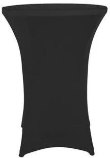 Streczowy Obrus Na Okrągły Stół Cateringowy Czarny - Stoły ogrodowe - miniaturka - grafika 2
